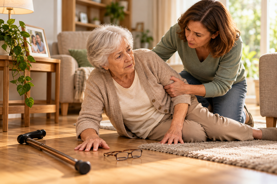 Mi padre (o mi madre) se cae mucho: guía completa para la familia
