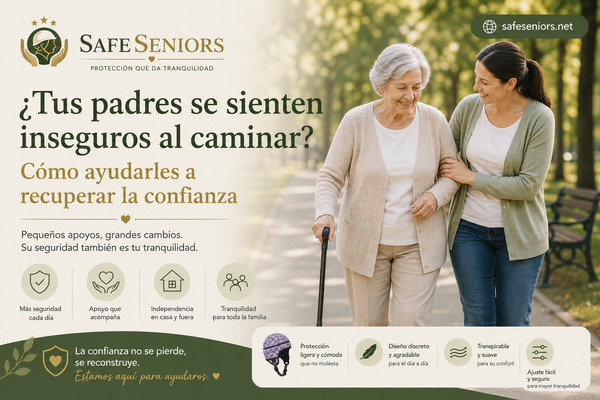 ¿Tus padres se sienten inseguros al caminar? Cómo ayudarles a recuperar la confianza