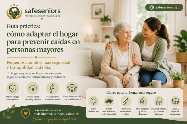 Guía práctica: cómo adaptar el hogar para prevenir caídas en personas mayores