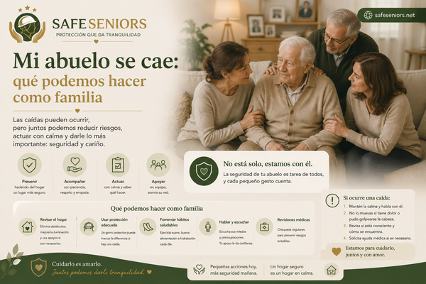 Mi abuelo se cae: qué podemos hacer como familia