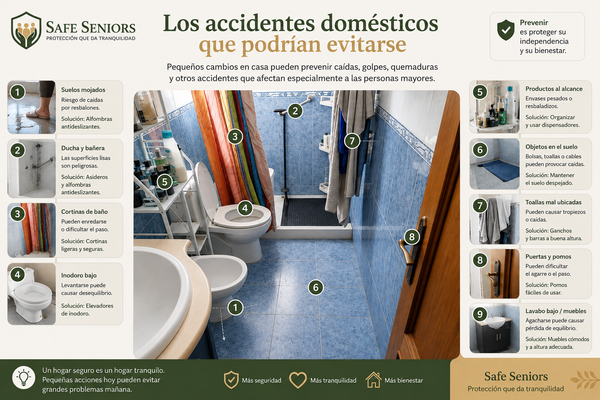 Las muertes que nadie cuenta: caídas domésticas, la primera causa de muerte accidental entre personas mayores en España