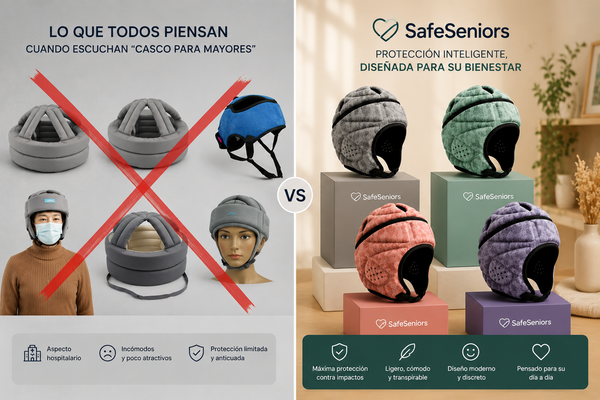 Casco para personas mayores: la solución discreta que protege sin agobiar