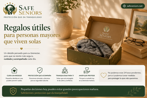 Regalos útiles para personas mayores que viven solas