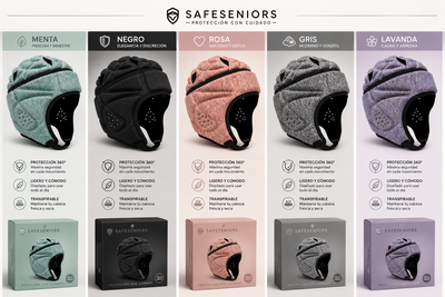 Casco Protector Antigolpes para Personas Mayores